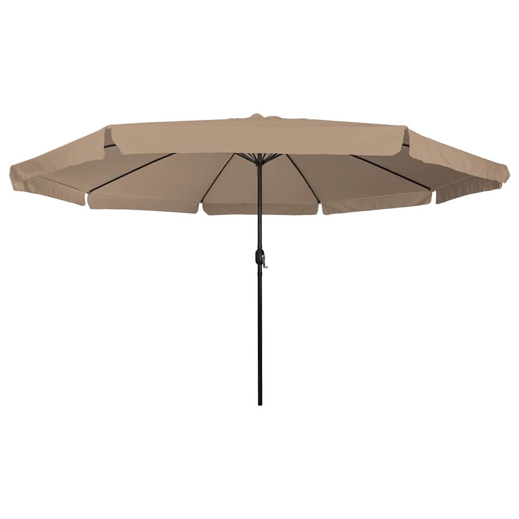 Tuinparasol Taupe 394 x 394 x 248 cm Polyester en staal is nu te koop bij PeponiXL, paradijselijk wonen!