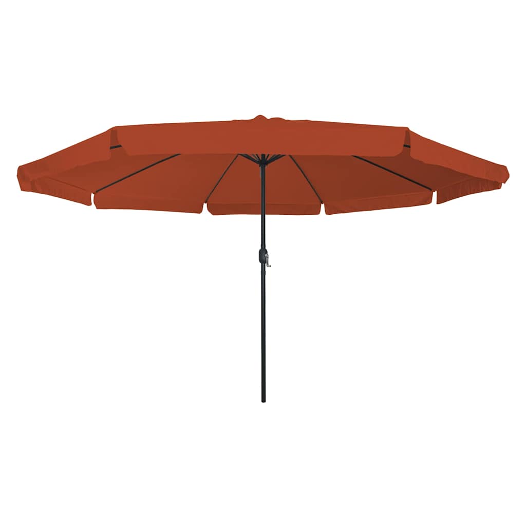 Tuinparasol Terracotta 394 x 394 x 248 cm Polyester en staal is nu te koop bij PeponiXL, paradijselijk wonen!
