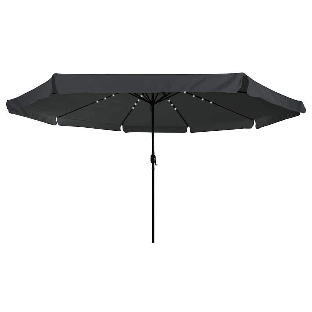 Tuinparasol Antraciet 395 x 395 x 245 cm Polyester is nu te koop bij PeponiXL, paradijselijk wonen!