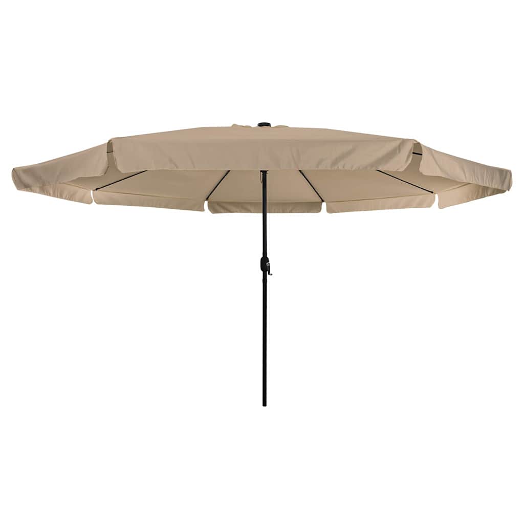 Tuinparasol Taupe 395 x 395 x 245 cm Polyester is nu te koop bij PeponiXL, paradijselijk wonen!