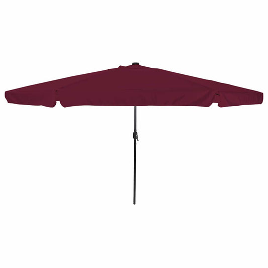 Tuinparasol Bordeaux Rood 395 x 395 x 245 cm Polyester is nu te koop bij PeponiXL, paradijselijk wonen!