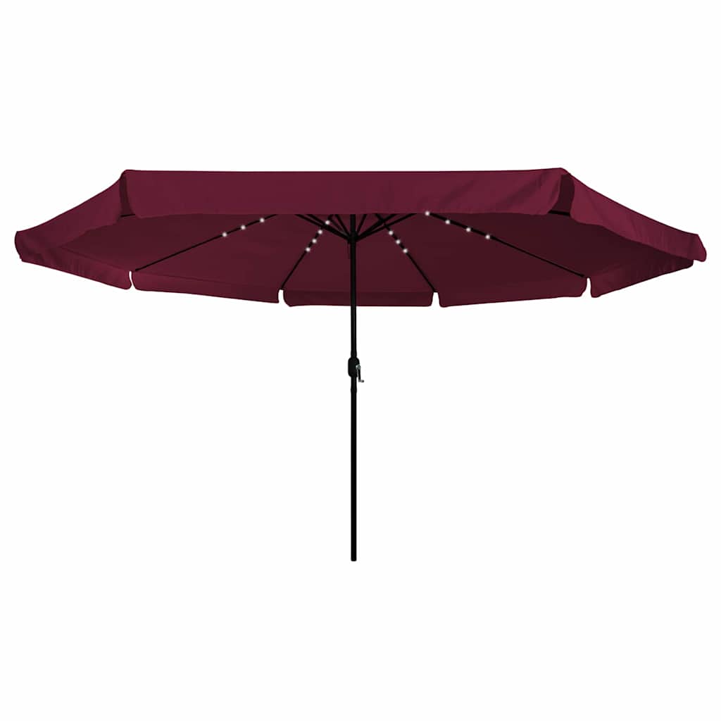 Tuinparasol Bordeaux Rood 395 x 395 x 245 cm Polyester is nu te koop bij PeponiXL, paradijselijk wonen!