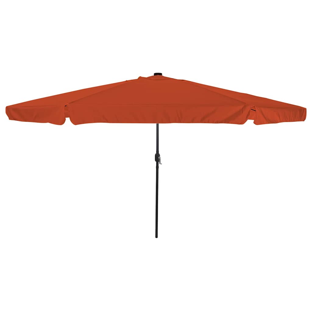 Tuinparasol Terracotta 395 x 395 x 245 cm Polyester is nu te koop bij PeponiXL, paradijselijk wonen!