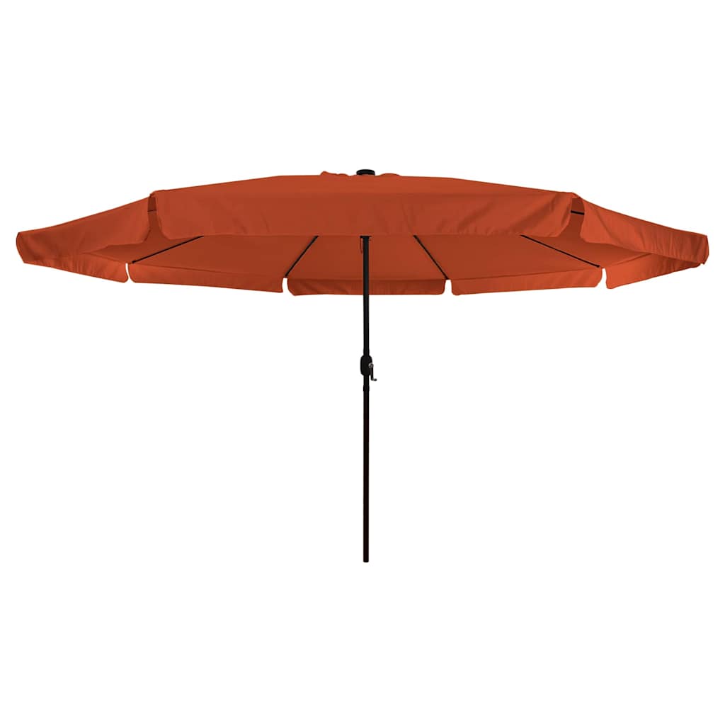 Tuinparasol Terracotta 395 x 395 x 245 cm Polyester is nu te koop bij PeponiXL, paradijselijk wonen!