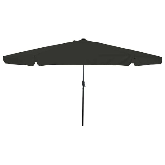 Tuinparasol Zwart 395 x 395 x 245 cm Polyester is nu te koop bij PeponiXL, paradijselijk wonen!