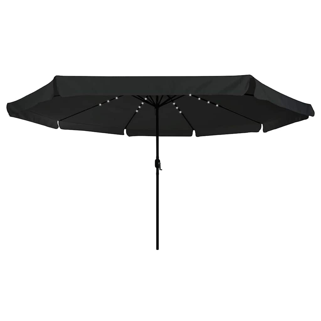 Tuinparasol Zwart 395 x 395 x 245 cm Polyester is nu te koop bij PeponiXL, paradijselijk wonen!