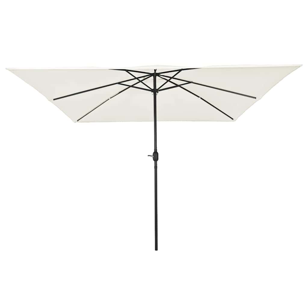 Tuinparasol Zand 295 x 295 x 245 cm Polyester en staal is nu te koop bij PeponiXL, paradijselijk wonen!
