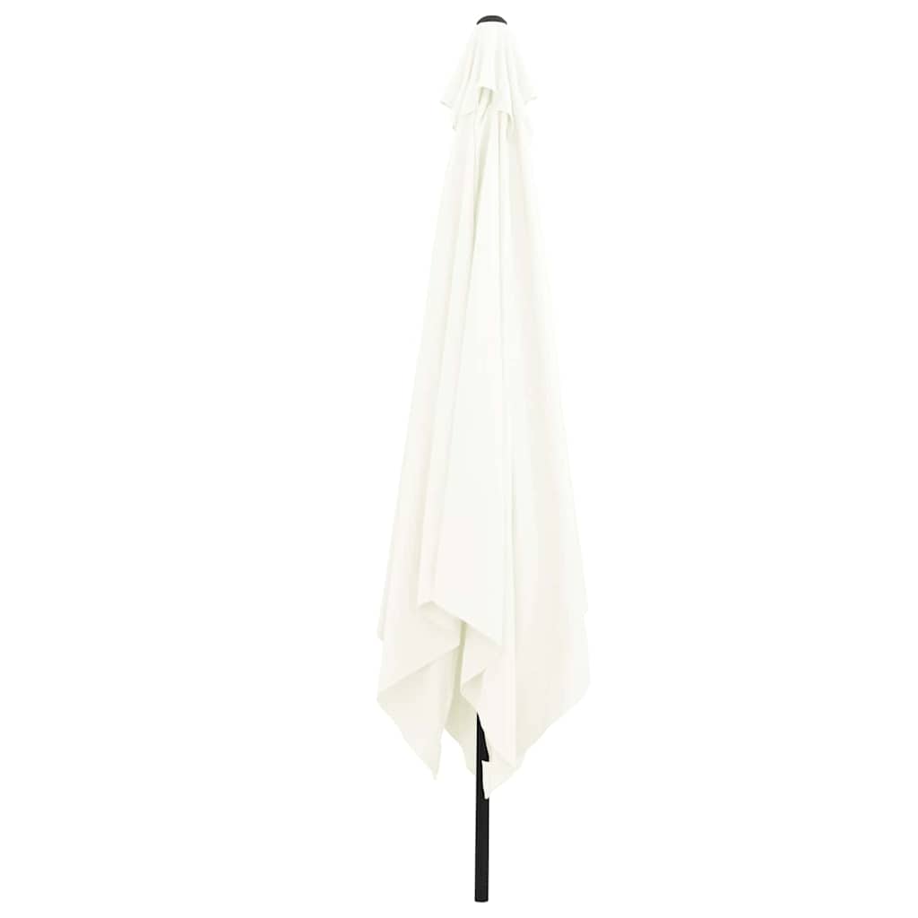 Tuinparasol Zand 295 x 295 x 245 cm Polyester en staal is nu te koop bij PeponiXL, paradijselijk wonen!