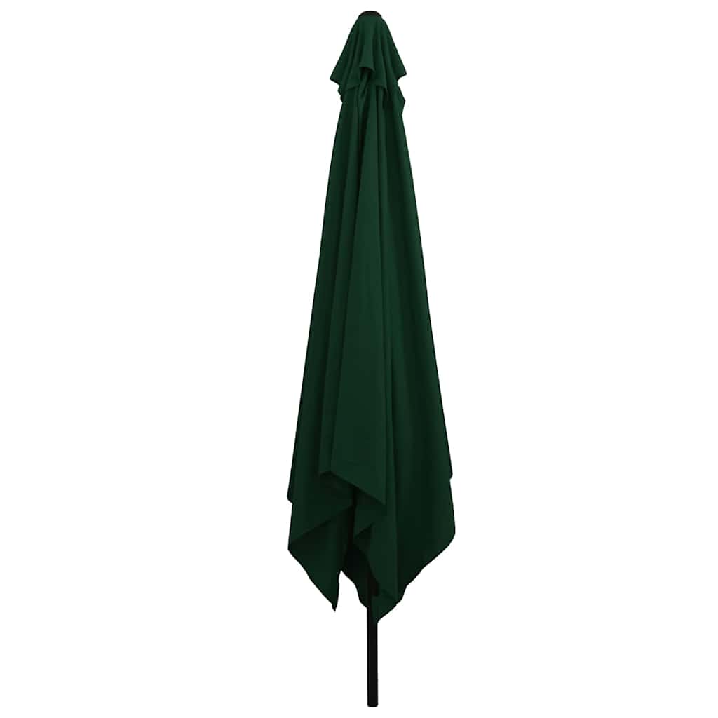 Tuinparasol Groen 295 x 295 x 245 cm Polyester en staal is nu te koop bij PeponiXL, paradijselijk wonen!