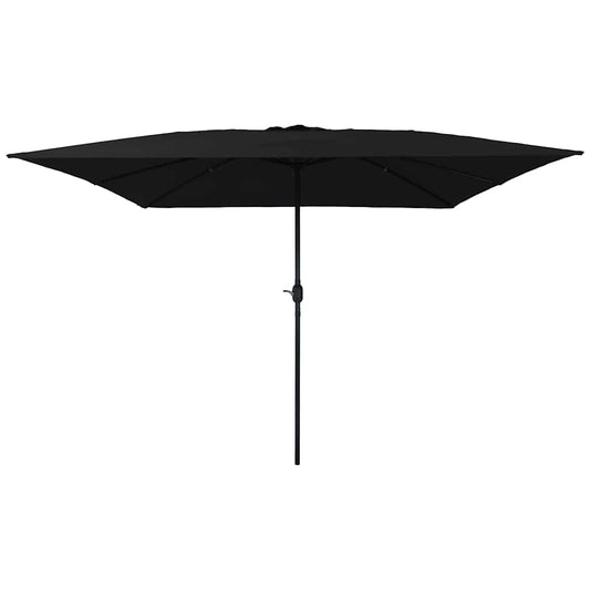 Tuinparasol Zwart 295 x 295 x 245 cm Polyester en staal is nu te koop bij PeponiXL, paradijselijk wonen!