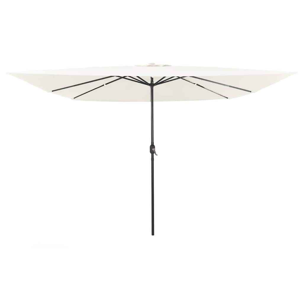 Tuinparasol Zand 295 x 295 x 245 cm Polyester en staal is nu te koop bij PeponiXL, paradijselijk wonen!