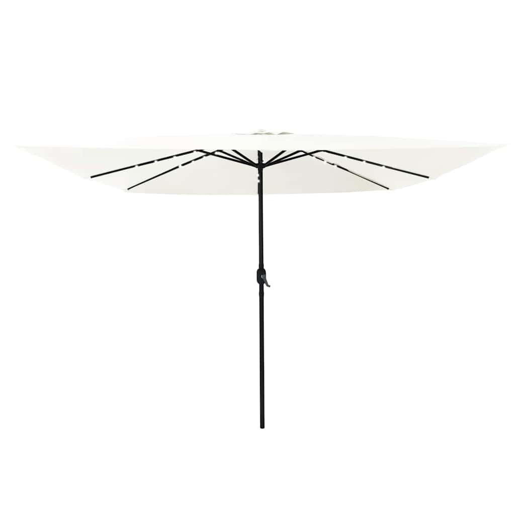 Tuinparasol Zand 295 x 295 x 245 cm Polyester en staal is nu te koop bij PeponiXL, paradijselijk wonen!