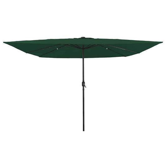 Tuinparasol Groen 295 x 295 x 245 cm Polyester en staal is nu te koop bij PeponiXL, paradijselijk wonen!