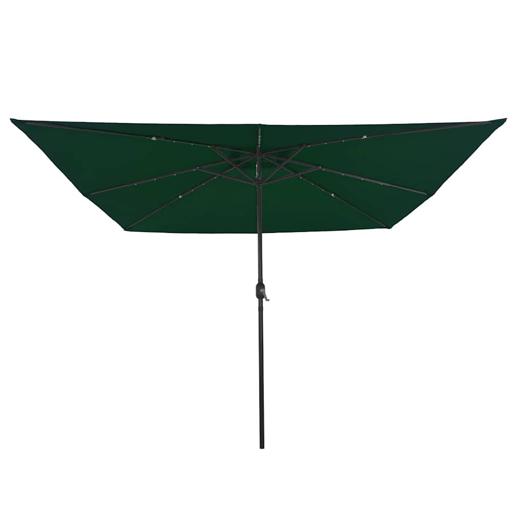 Tuinparasol Groen 295 x 295 x 245 cm Polyester en staal is nu te koop bij PeponiXL, paradijselijk wonen!