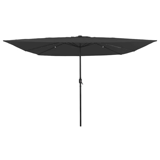 Tuinparasol Antraciet 295 x 295 x 245 cm Polyester en staal is nu te koop bij PeponiXL, paradijselijk wonen!