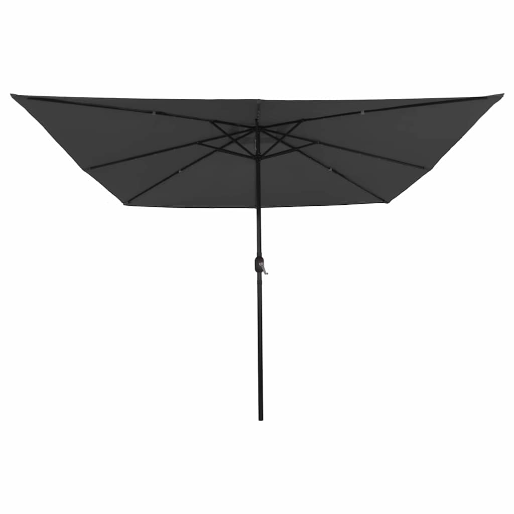 Tuinparasol Antraciet 295 x 295 x 245 cm Polyester en staal is nu te koop bij PeponiXL, paradijselijk wonen!