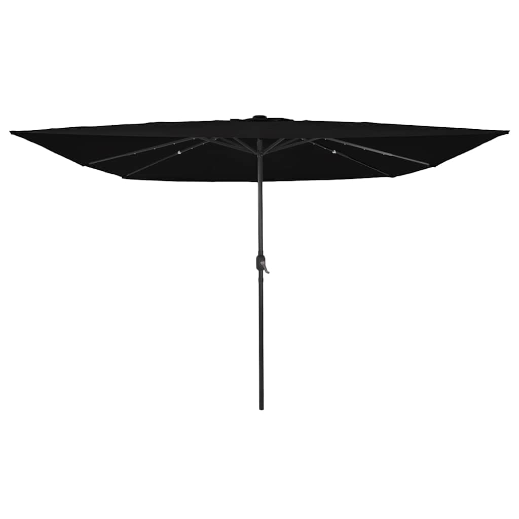 Tuinparasol Zwart 295 x 295 x 245 cm Polyester en staal is nu te koop bij PeponiXL, paradijselijk wonen!