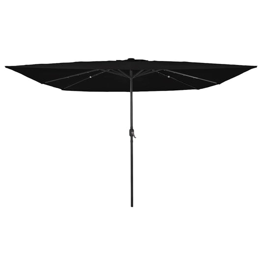 Tuinparasol Zwart 295 x 295 x 245 cm Polyester en staal is nu te koop bij PeponiXL, paradijselijk wonen!