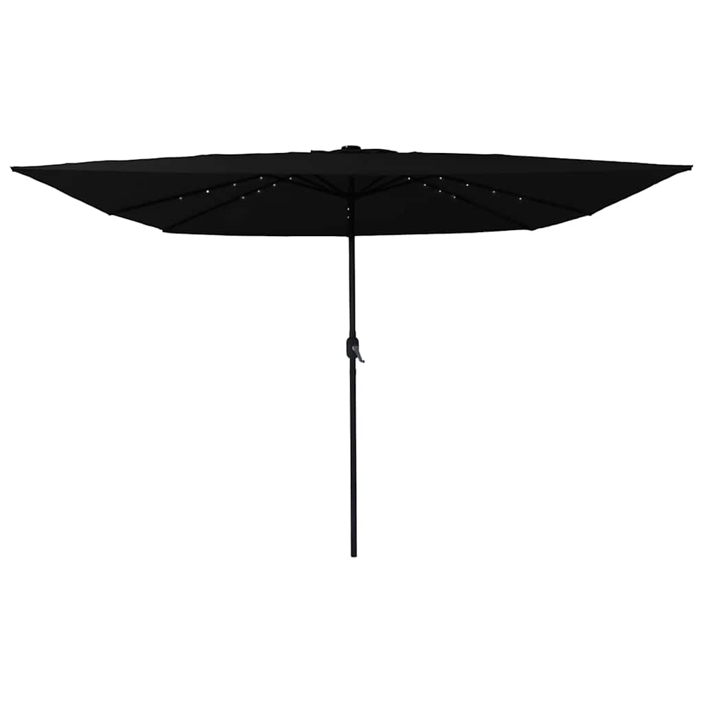 Tuinparasol Zwart 295 x 295 x 245 cm Polyester en staal is nu te koop bij PeponiXL, paradijselijk wonen!