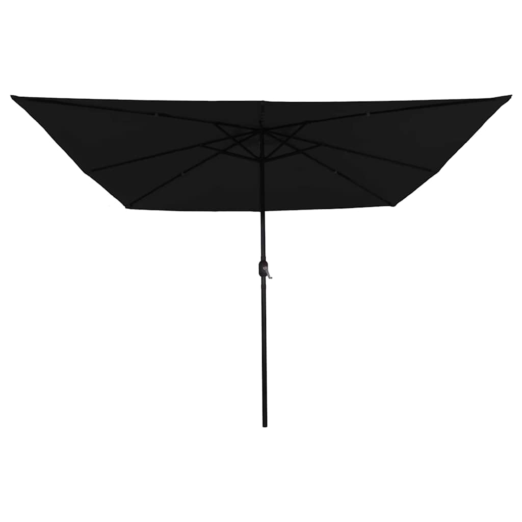 Tuinparasol Zwart 295 x 295 x 245 cm Polyester en staal is nu te koop bij PeponiXL, paradijselijk wonen!
