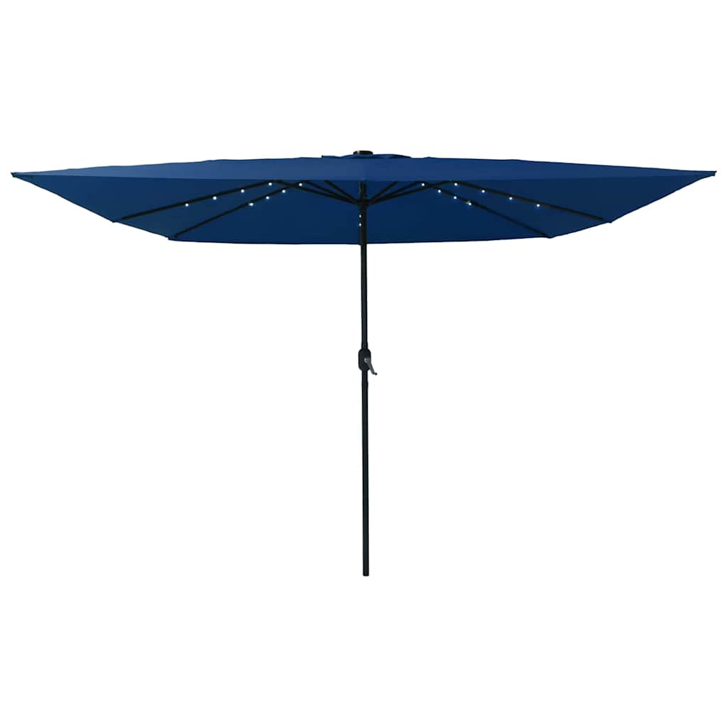 Tuinparasol Azurblauw 295 x 295 x 245 cm Polyester en staal is nu te koop bij PeponiXL, paradijselijk wonen!