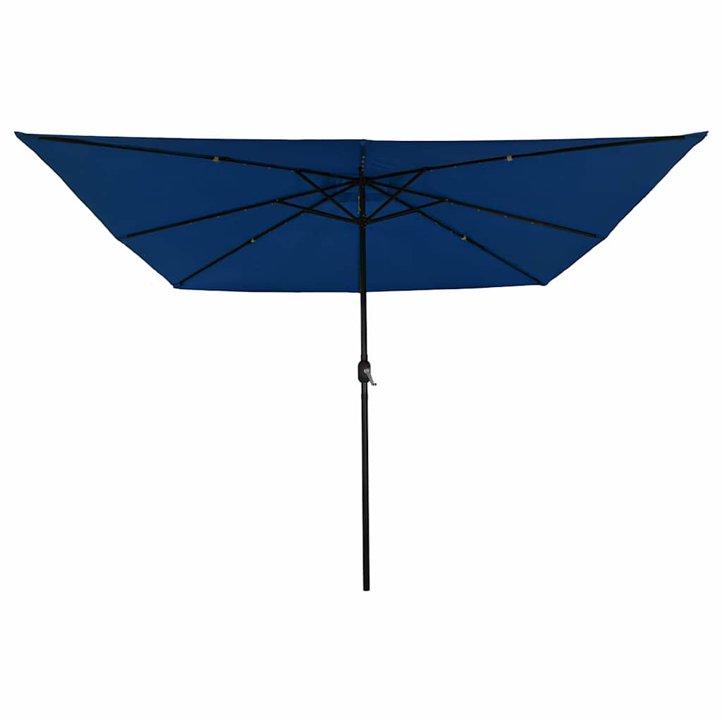 Tuinparasol Azurblauw 295 x 295 x 245 cm Polyester en staal is nu te koop bij PeponiXL, paradijselijk wonen!