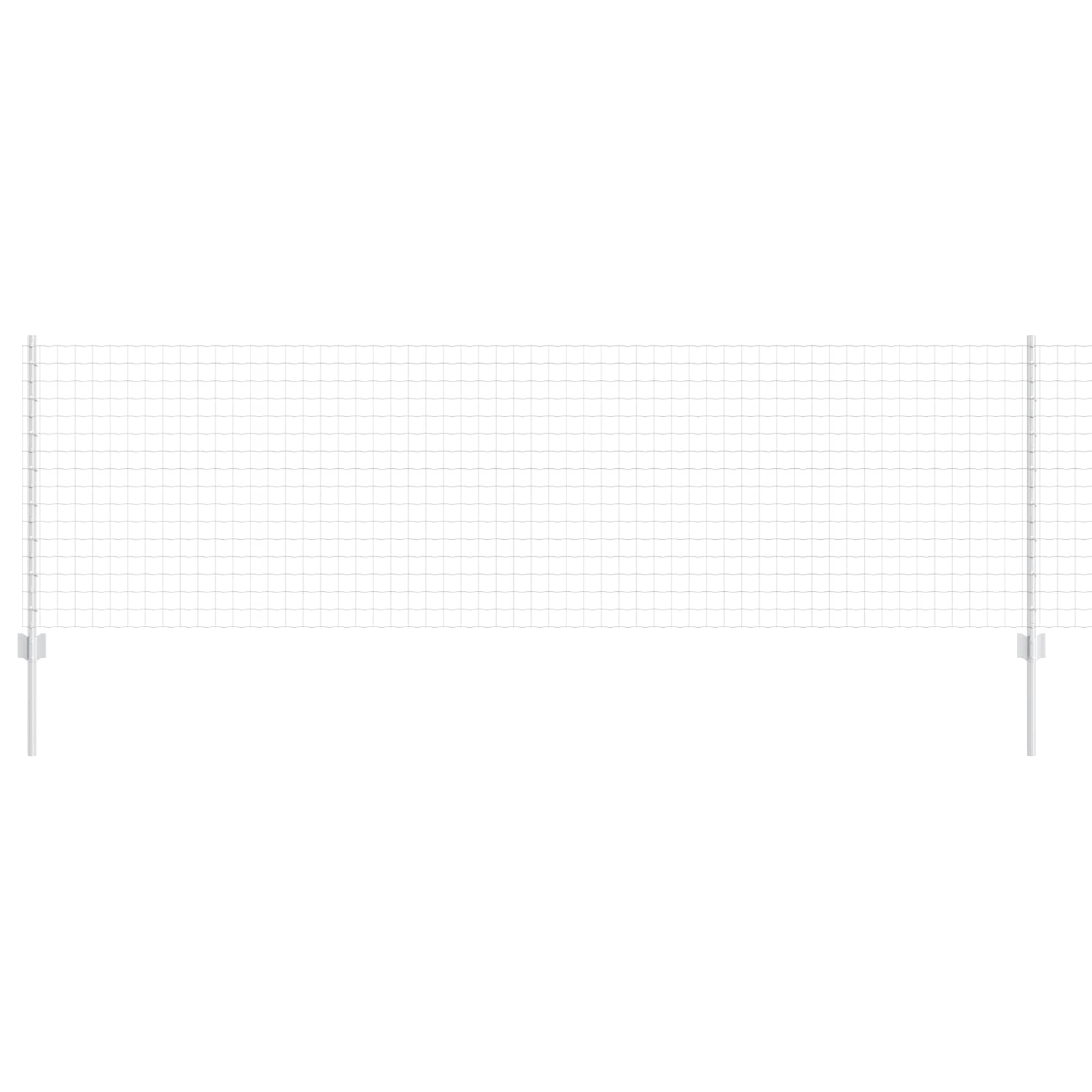 Hek met Paal Zilver 0,8 x 10 m Staal is nu te koop bij PeponiXL, paradijselijk wonen!