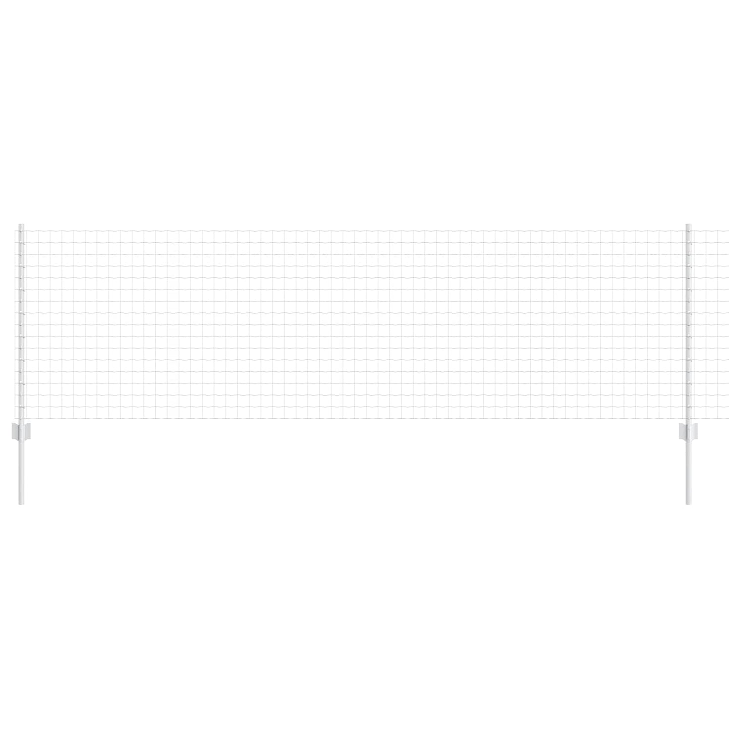 Hek met Paal Zilver 0,8 x 10 m Staal is nu te koop bij PeponiXL, paradijselijk wonen!