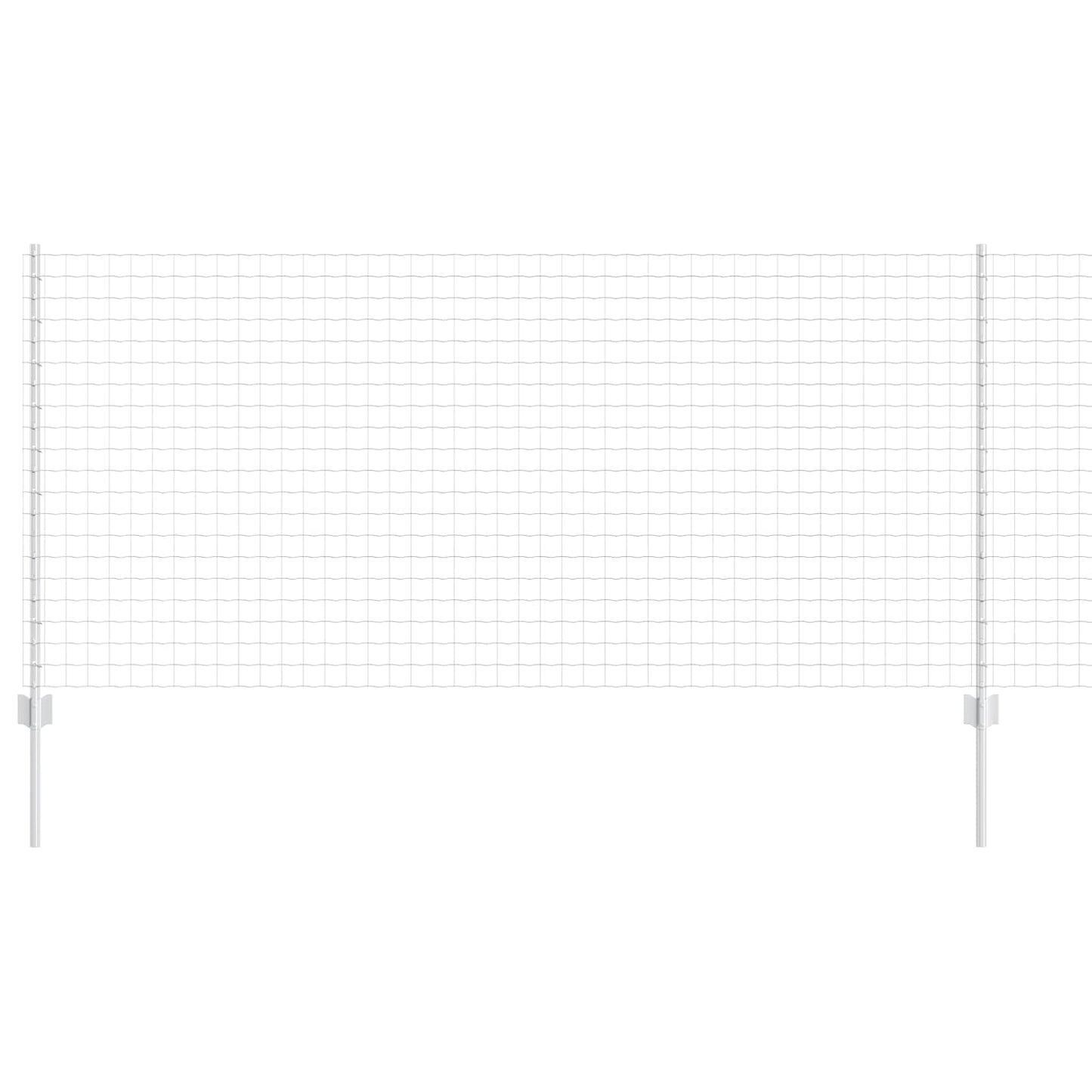 Hek met Paal Zilver 1 x 10 m Staal is nu te koop bij PeponiXL, paradijselijk wonen!