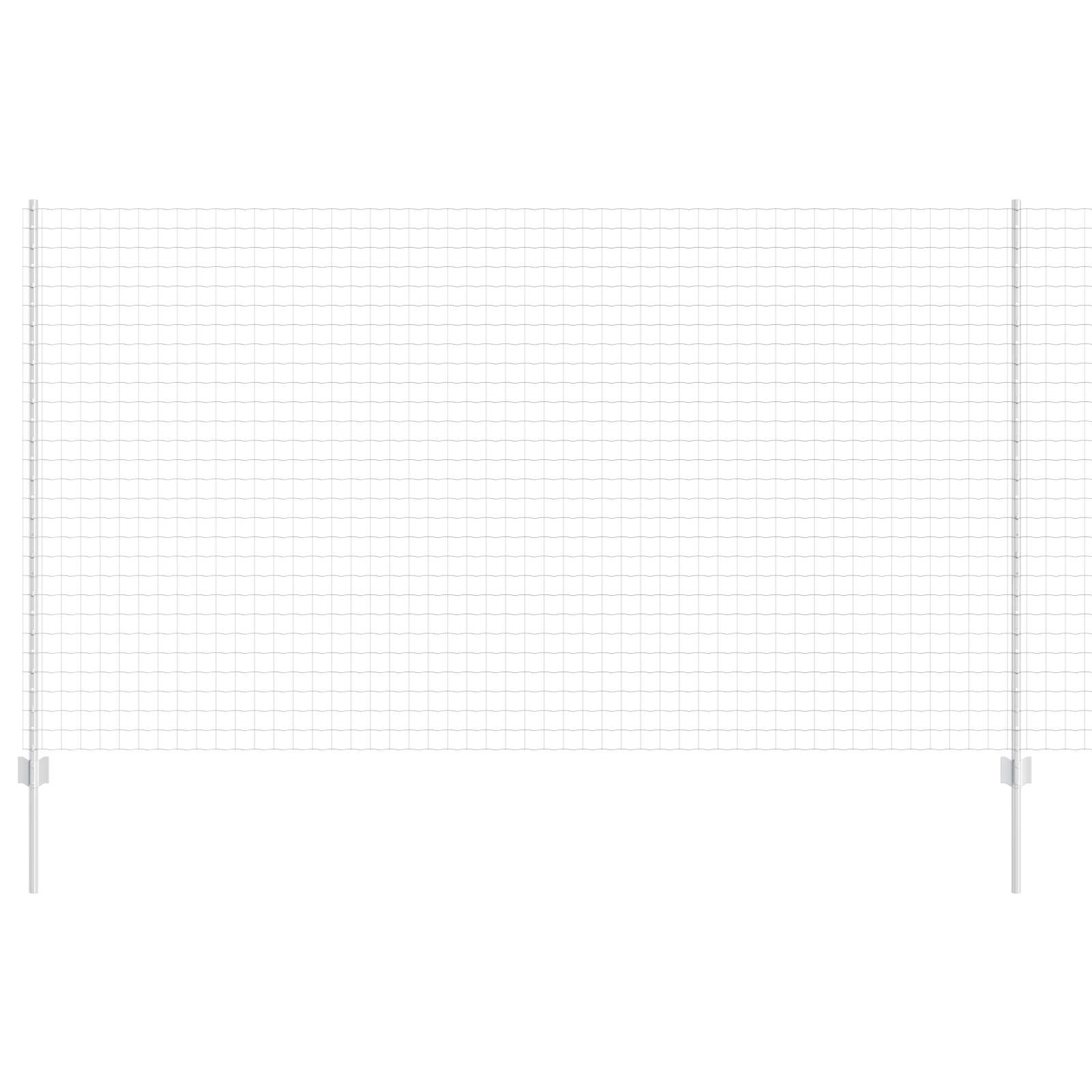 Hek met Paal Zilver 1,4 x 10 m Staal is nu te koop bij PeponiXL, paradijselijk wonen!