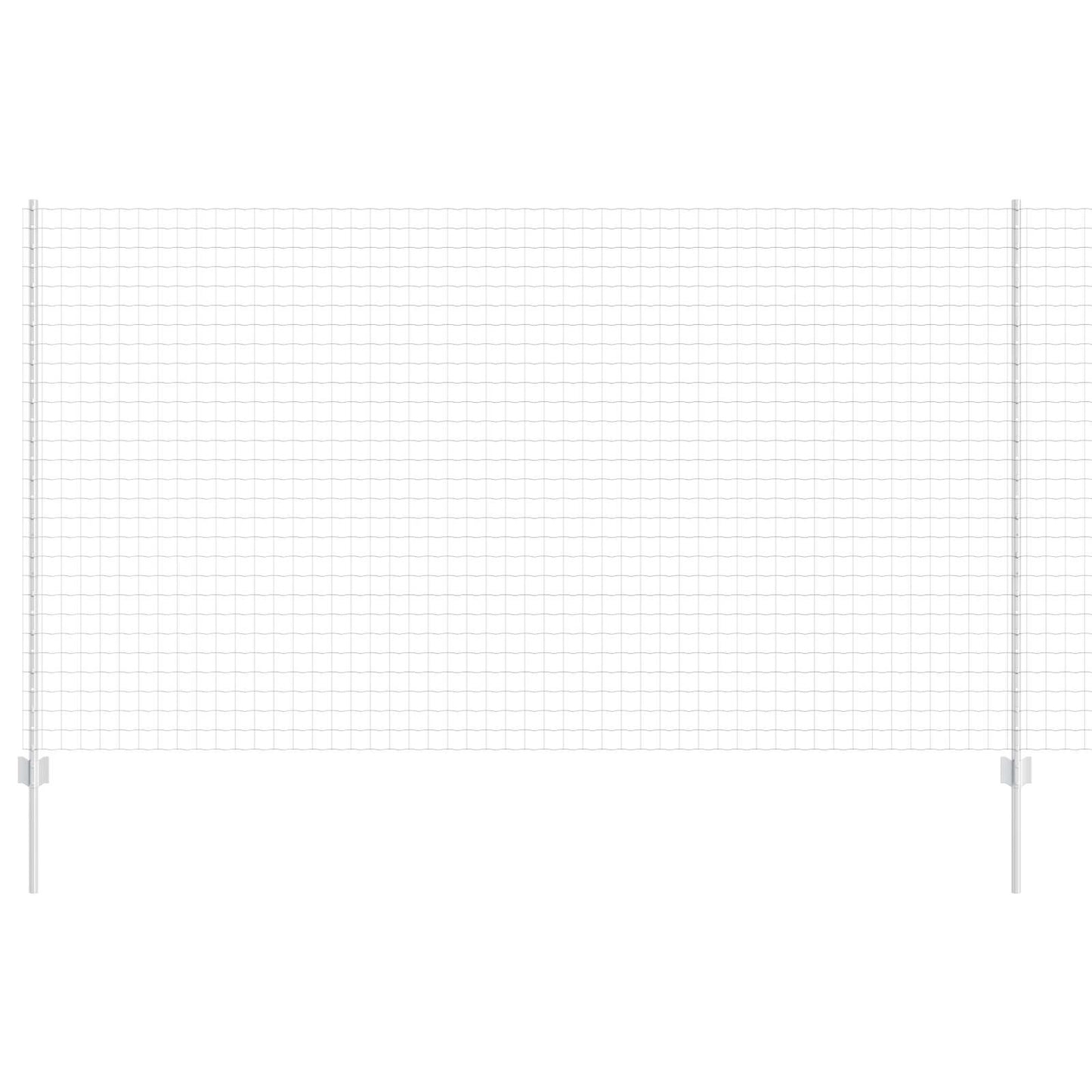 Hek met Paal Zilver 1,4 x 10 m Staal is nu te koop bij PeponiXL, paradijselijk wonen!