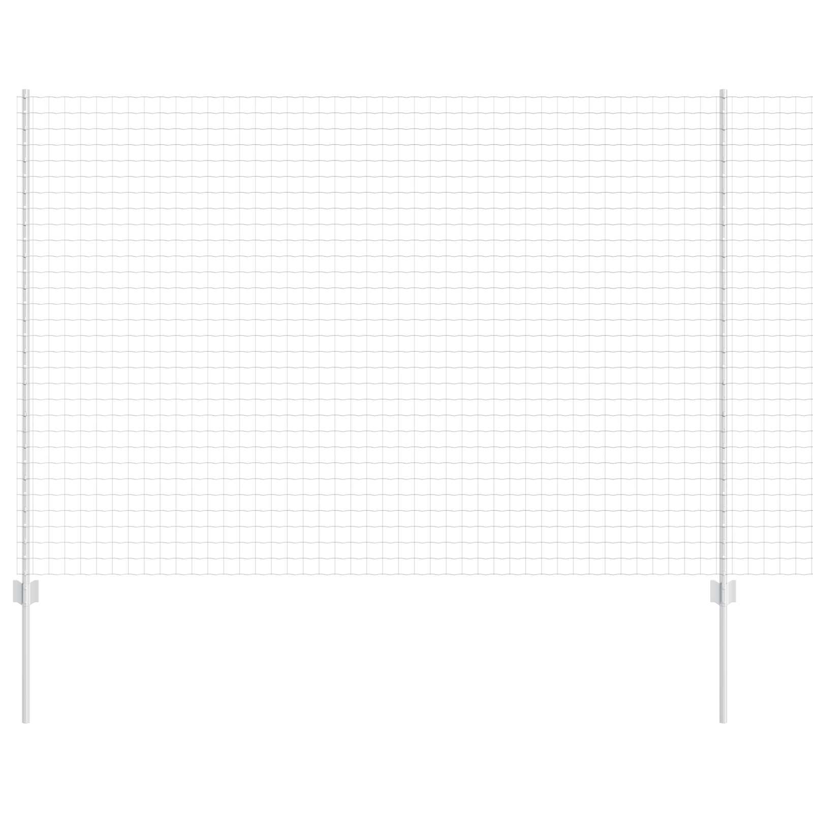 Hek met Paal Zilver 1,5 x 10 m Staal is nu te koop bij PeponiXL, paradijselijk wonen!