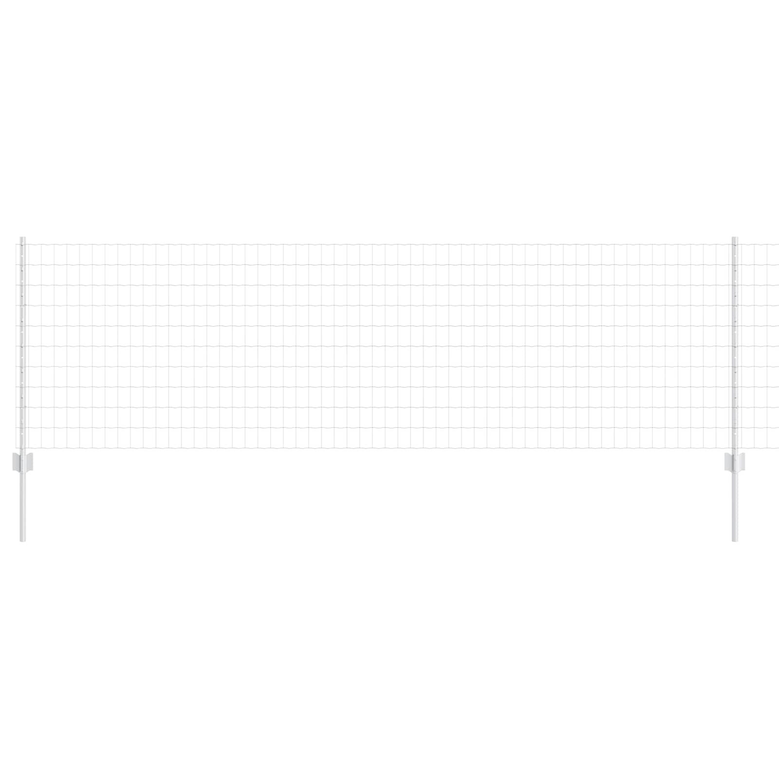 Hek met Paal Zilver 0,8 x 10 m Staal is nu te koop bij PeponiXL, paradijselijk wonen!