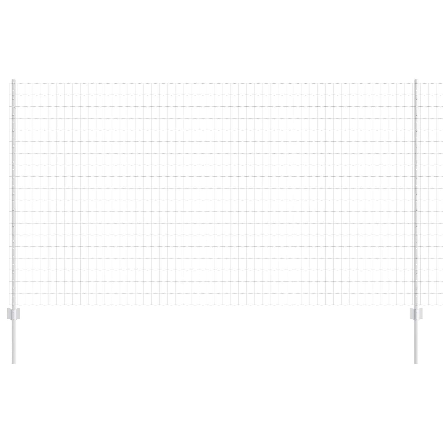 Hek met Paal Zilver 1,4 x 10 m Staal is nu te koop bij PeponiXL, paradijselijk wonen!