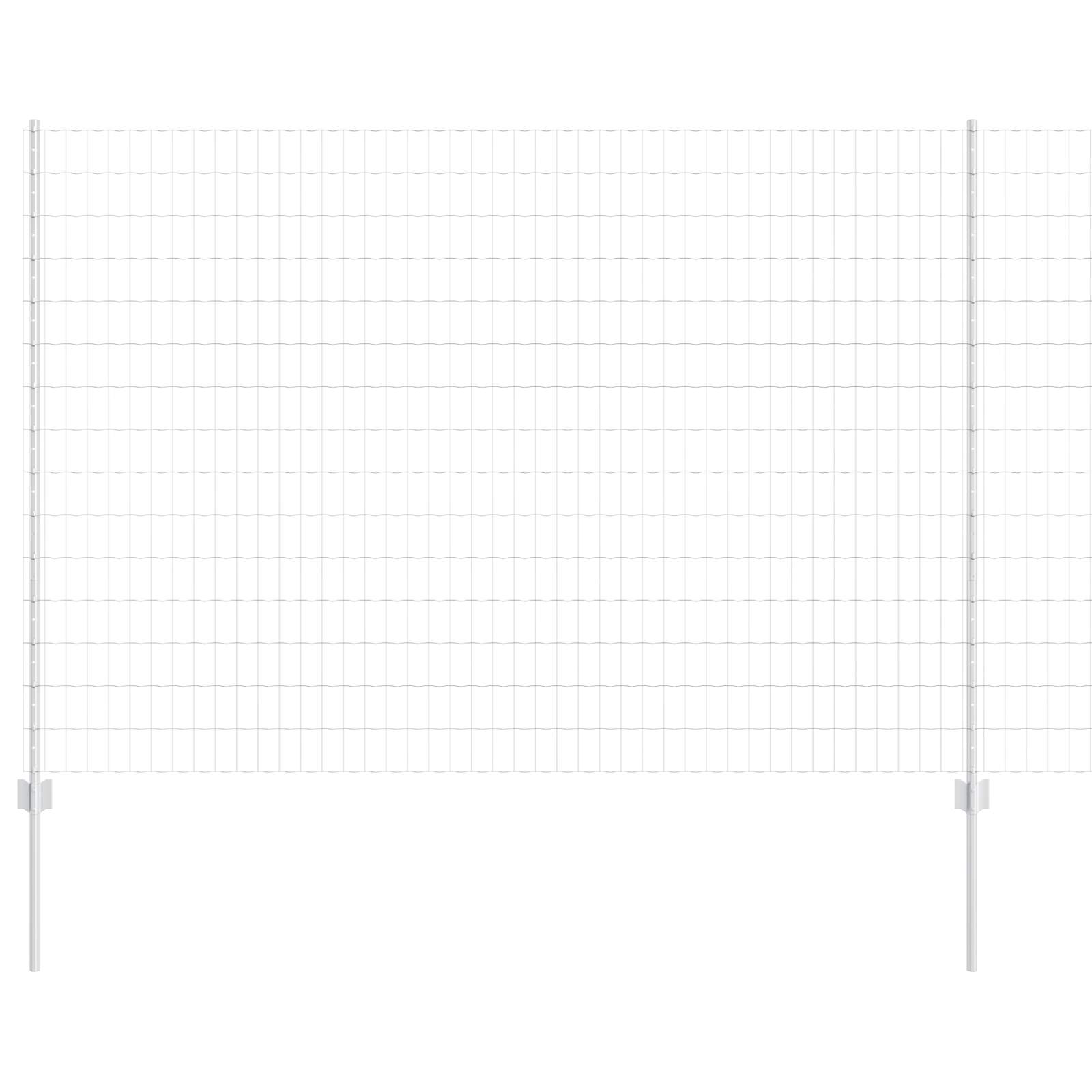 Hek met Paal Zilver 1,5 x 10 m Staal is nu te koop bij PeponiXL, paradijselijk wonen!