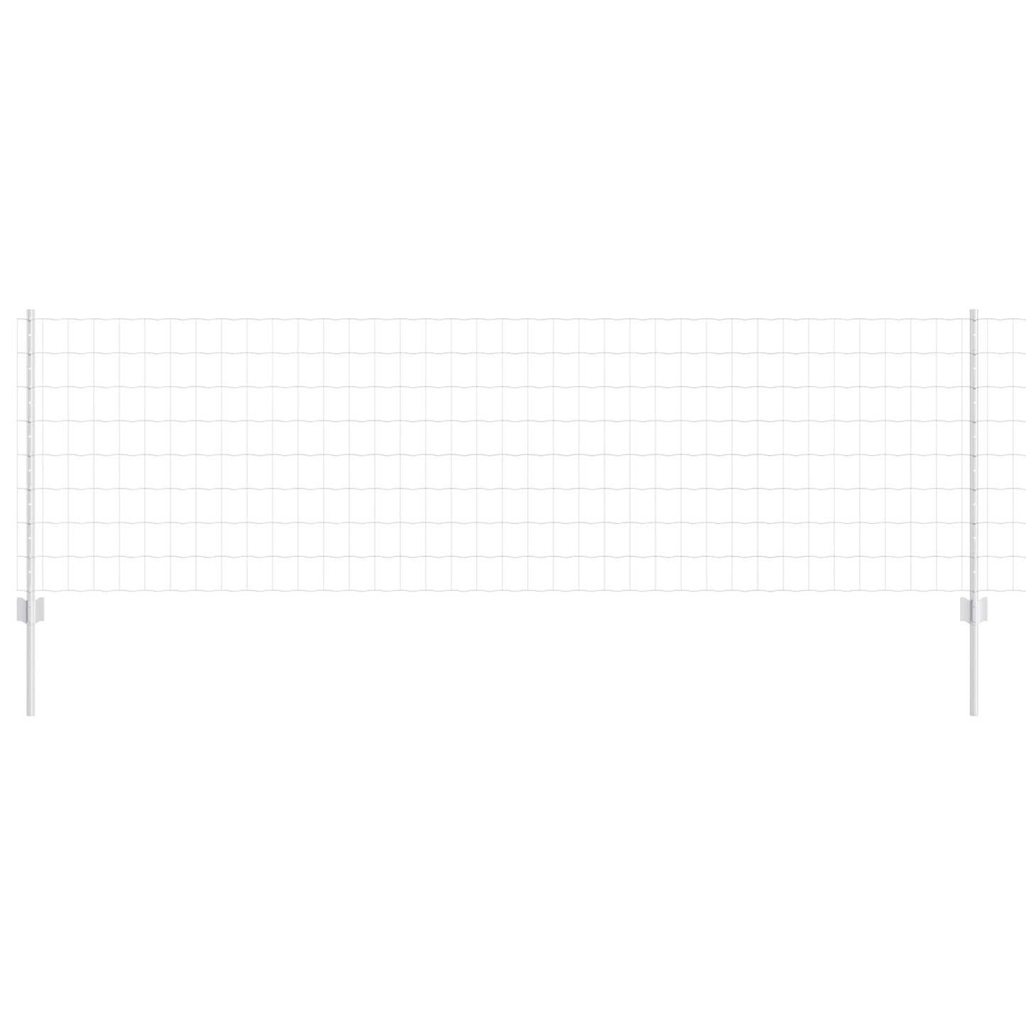 Hek met Paal Zilver 0,8 x 10 m Staal is nu te koop bij PeponiXL, paradijselijk wonen!