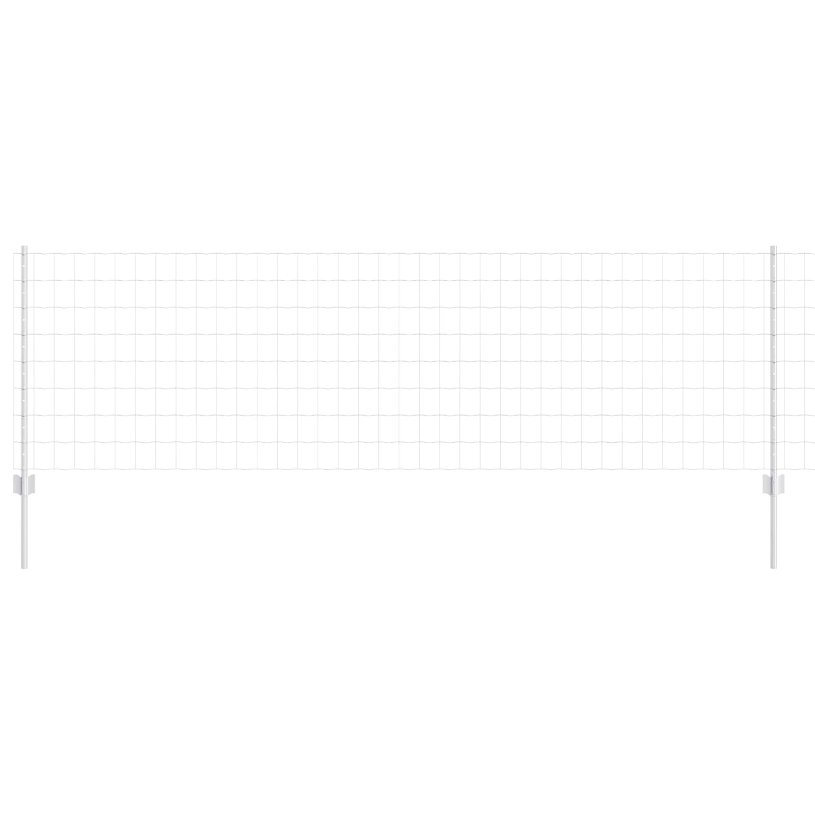 Hek met Paal Zilver 0,8 x 10 m Staal is nu te koop bij PeponiXL, paradijselijk wonen!