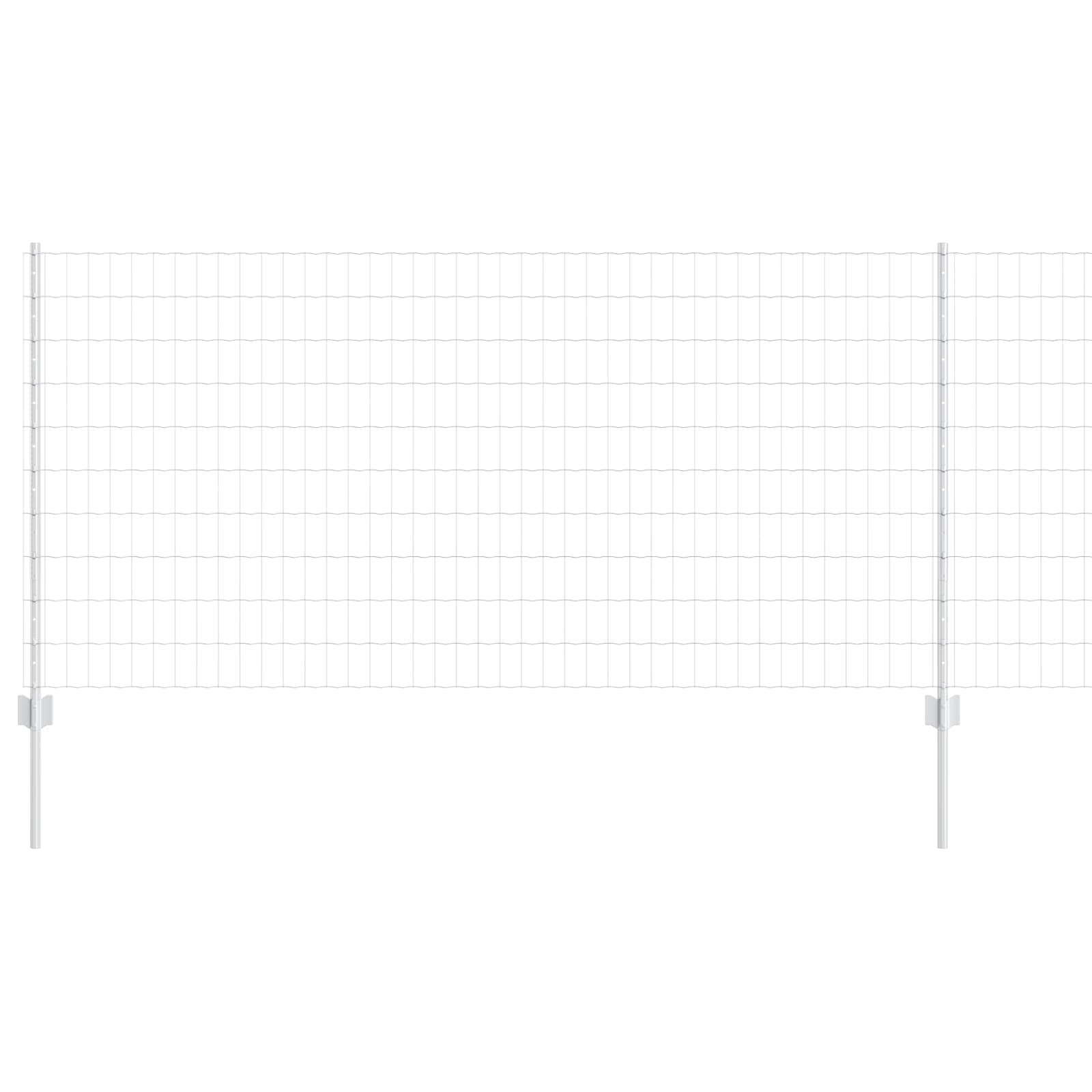 Hek met Paal Zilver 1 x 25 m Staal is nu te koop bij PeponiXL, paradijselijk wonen!