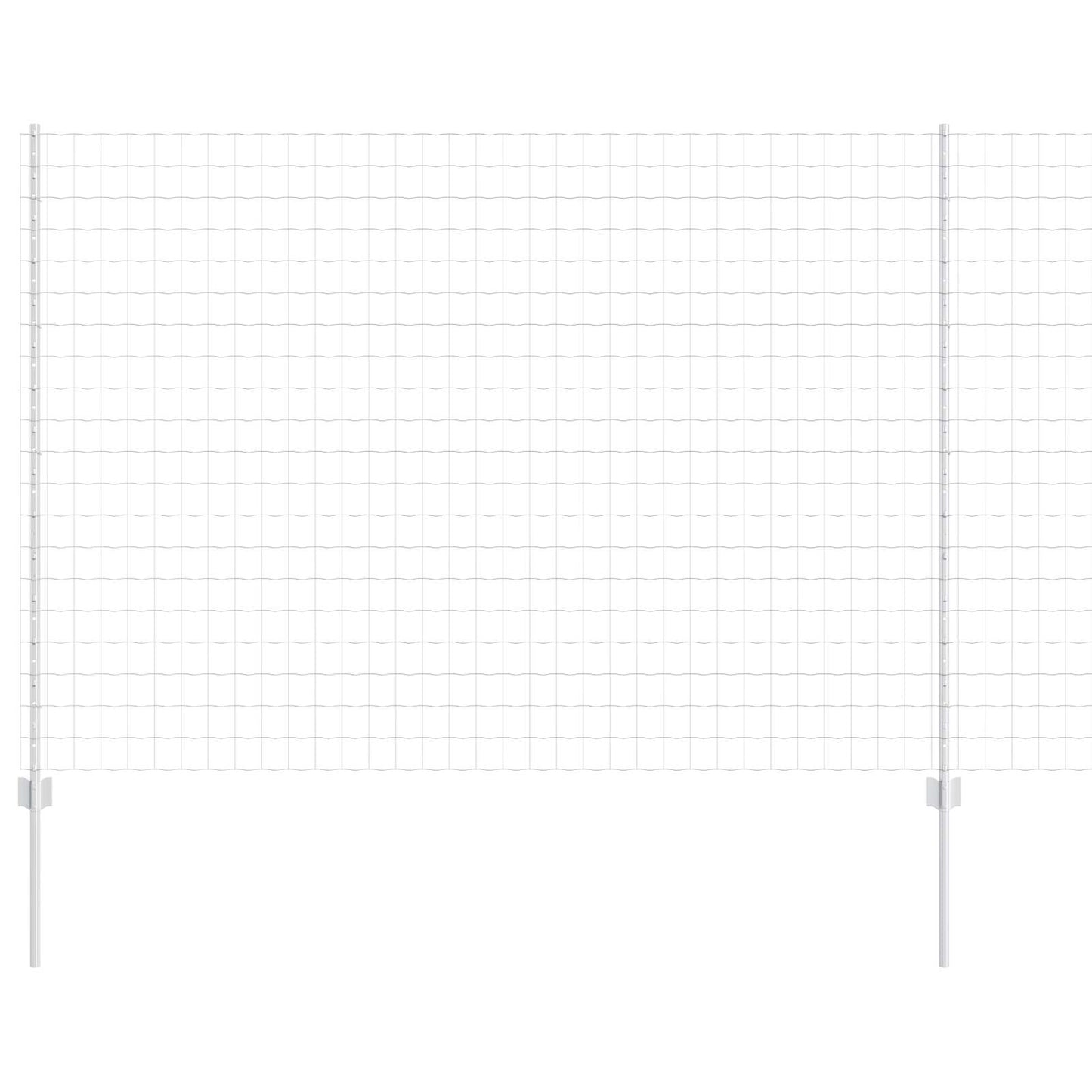 Hek met Paal Zilver 1,5 x 10 m Staal is nu te koop bij PeponiXL, paradijselijk wonen!