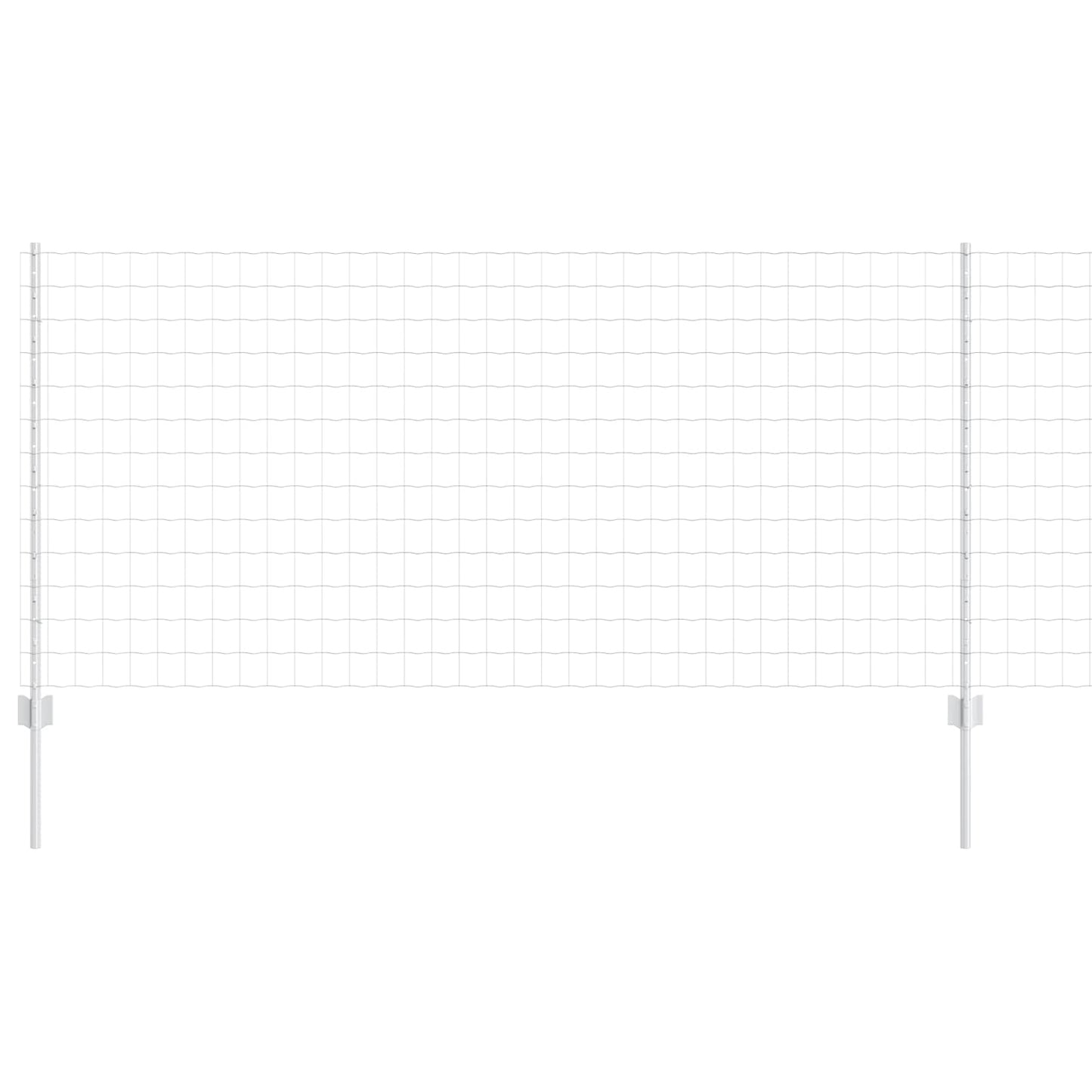 Hek met Paal Zilver 1 x 25 m Staal is nu te koop bij PeponiXL, paradijselijk wonen!