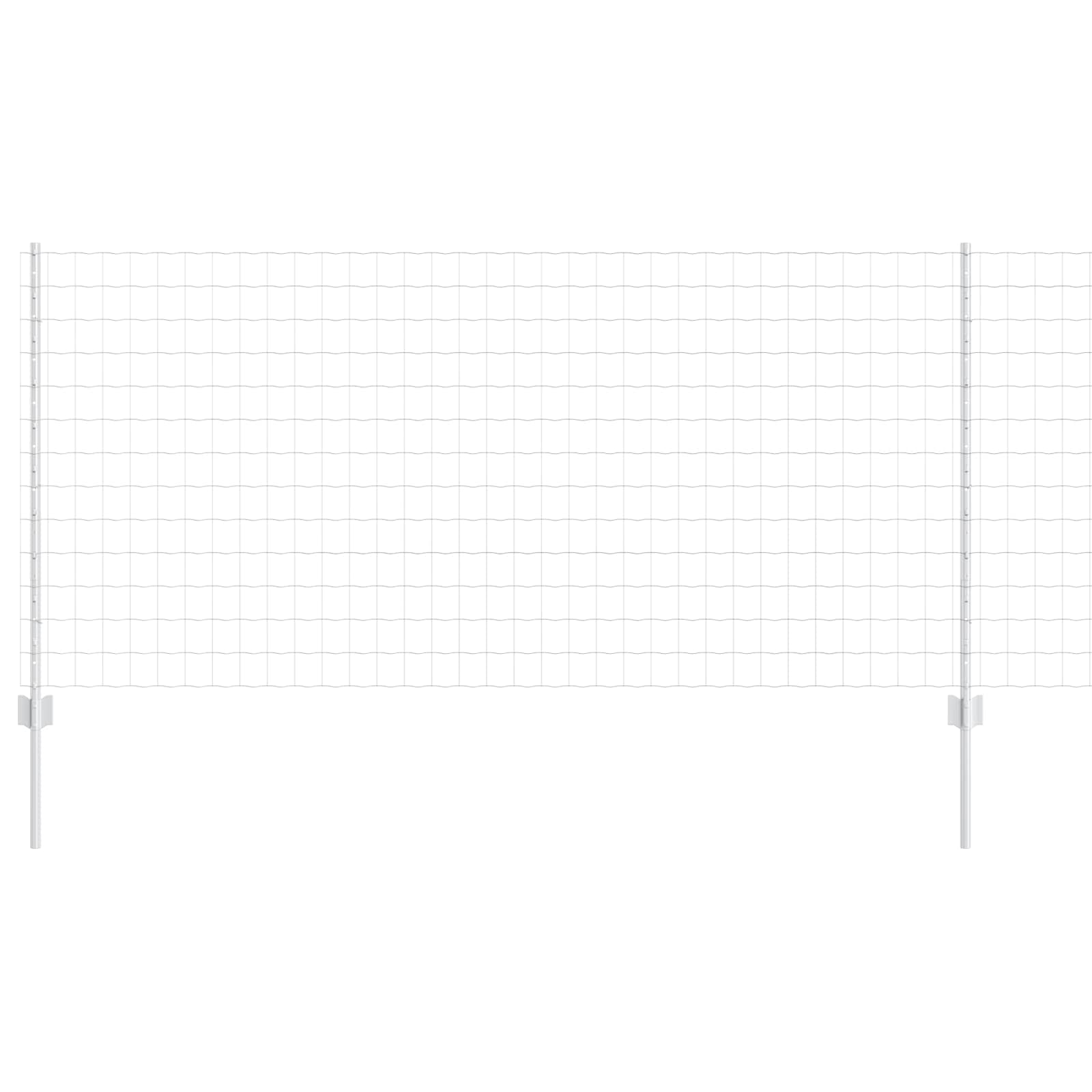 Hek met Paal Zilver 1 x 25 m Staal is nu te koop bij PeponiXL, paradijselijk wonen!
