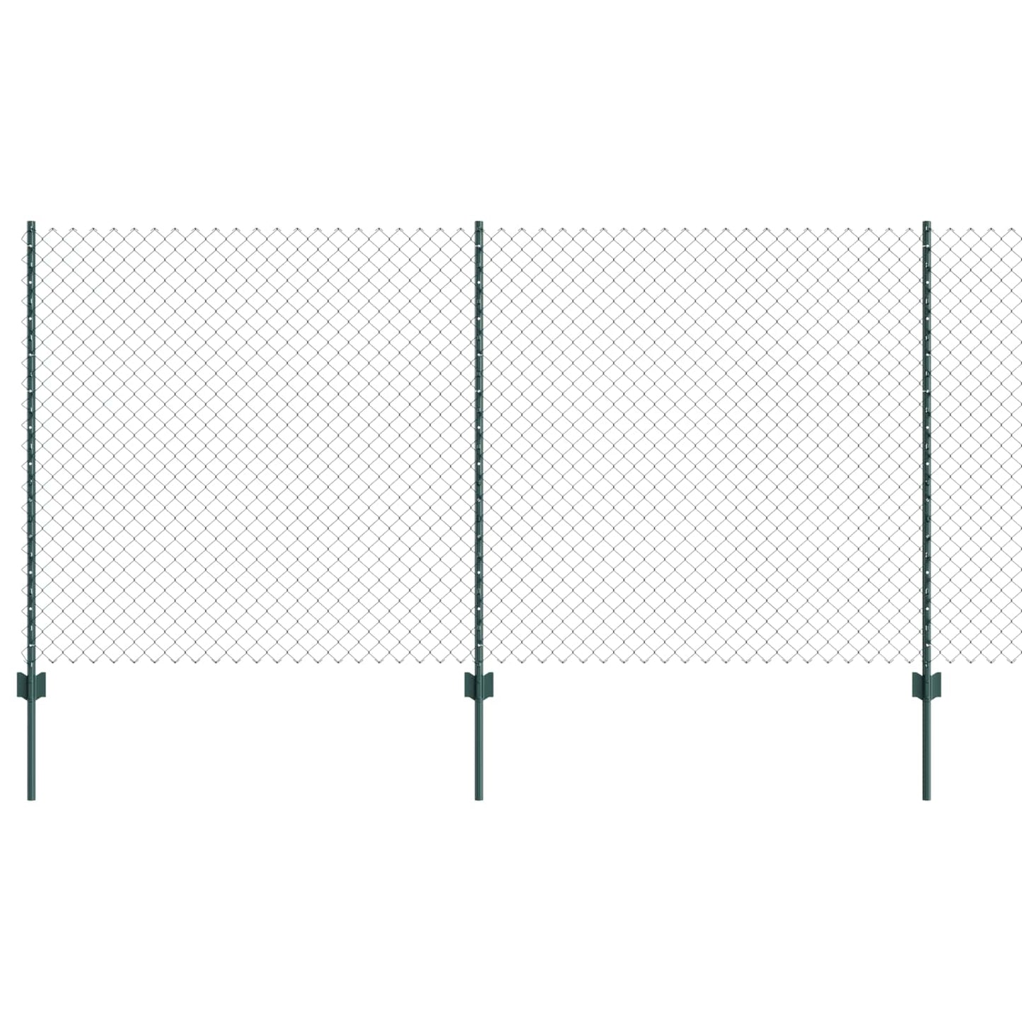 Hek met Paal Groen 1,2 x 10 m Staal en PVC is nu te koop bij PeponiXL, paradijselijk wonen!