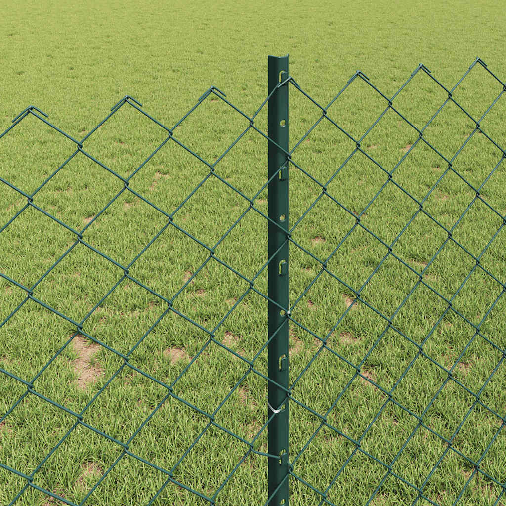 Hek met Paal Groen 1 x 25 m Staal is nu te koop bij PeponiXL, paradijselijk wonen!