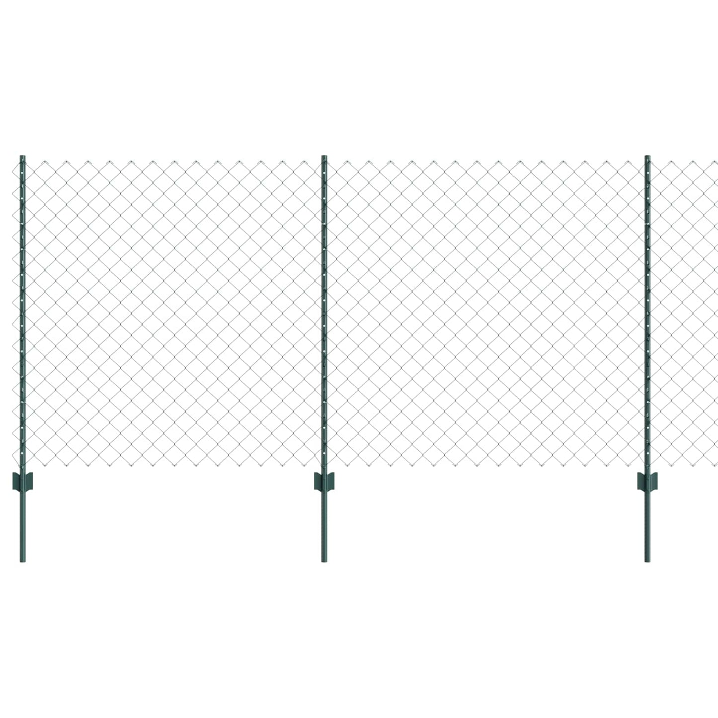 Hek met Paal Groen 1,2 x 25 m Staal en PVC is nu te koop bij PeponiXL, paradijselijk wonen!