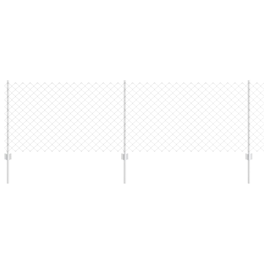 Hek met Paal Zilver 0,8 x 25 m Staal is nu te koop bij PeponiXL, paradijselijk wonen!