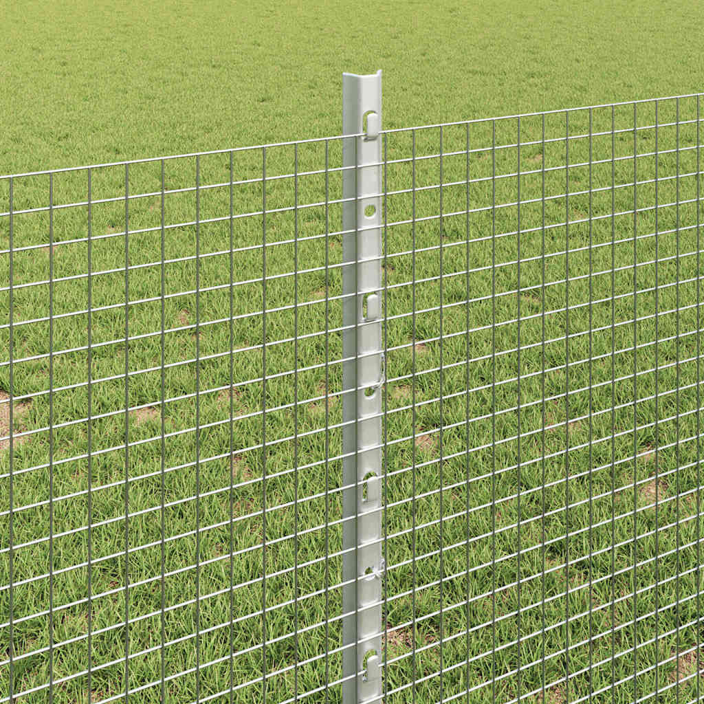 Hek met Paal Zilverkleurig is nu te koop bij PeponiXL, paradijselijk wonen!