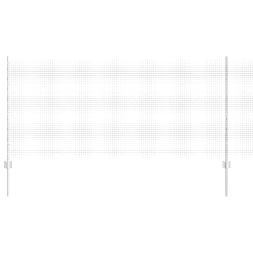 Hek met Paal Zilver 1 x 10 m Staal is nu te koop bij PeponiXL, paradijselijk wonen!