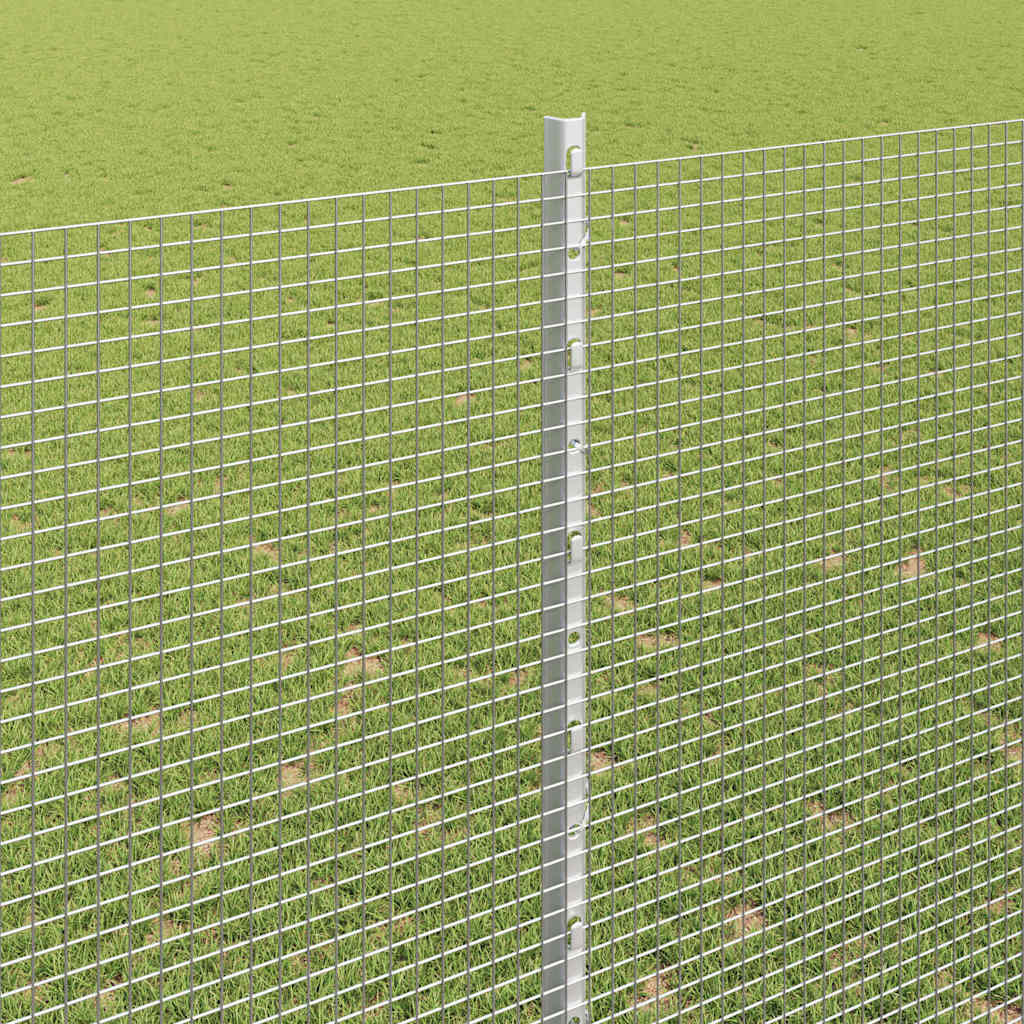 Hek met Paal Zilverkleurig is nu te koop bij PeponiXL, paradijselijk wonen!