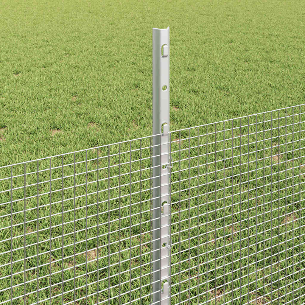 Hek met Paal Zilverkleurig is nu te koop bij PeponiXL, paradijselijk wonen!