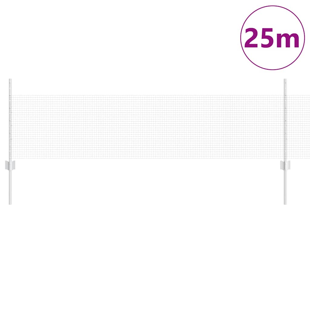 Hek met Paal Zilver 0,5 x 25 m Staal is nu te koop bij PeponiXL, paradijselijk wonen!